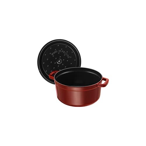 STAUB St. Andrew Press STAUB 40509-357-0 Cocotte Round 24cm Grenadine red - Image 3