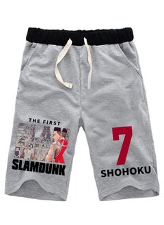 KUYING New Slam Dunk Master Printed Loose Five Point Casual Pants  - Image 1