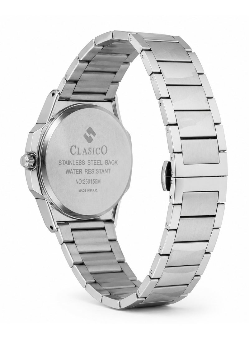Clasico Aura Men's Premium Slim Quartz Watch - Stainless Steel Strap, Ultra-Thin Minimalist Watch For Mens - Image 5