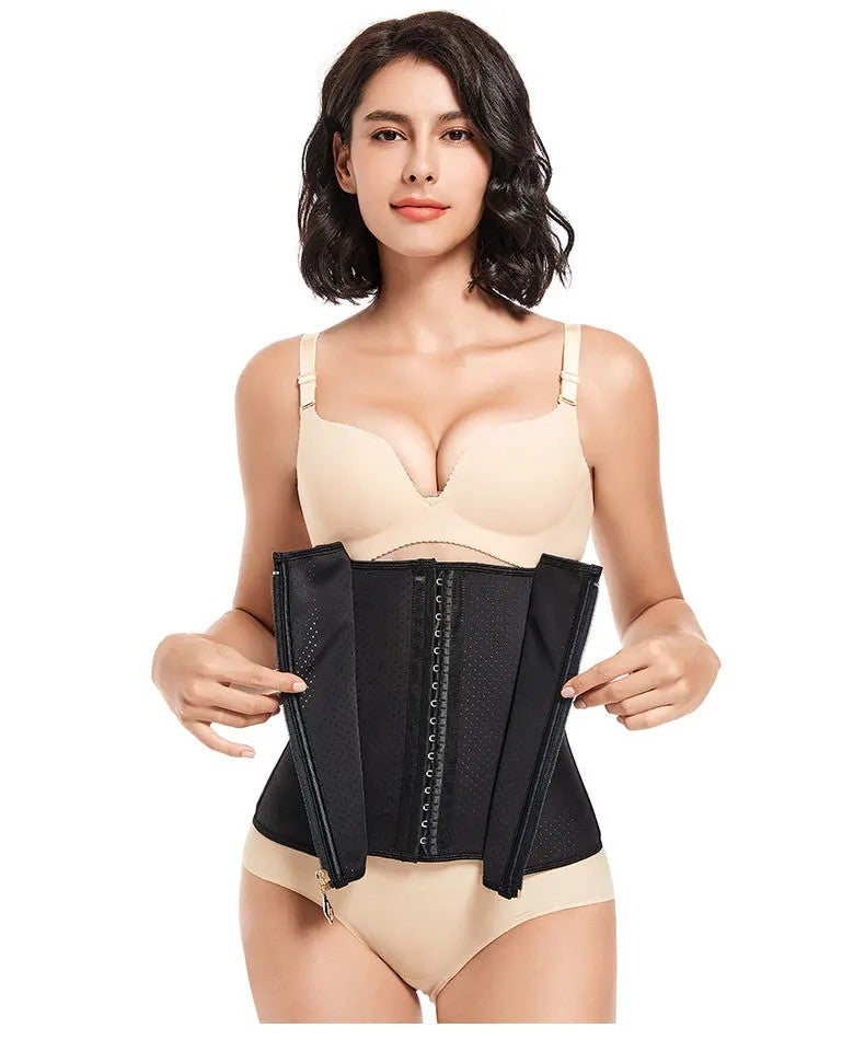 Bluejw Women's Colombian Hourglass Body Shaper Latex Waist Trainer Corset Girdle with Hooks & Zipper - Slimming Waist Trimmers Belt - Image 5