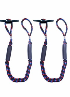 Excefore 2Pcs Boat Dock Line, Bungee Cords for Boats, Boating Gifts Men, Accessories, Pontoon Perfect Jet Ski, SeaDoo, Yamaha WaveRunner, Kayak, (4 Feet)  - Image 1