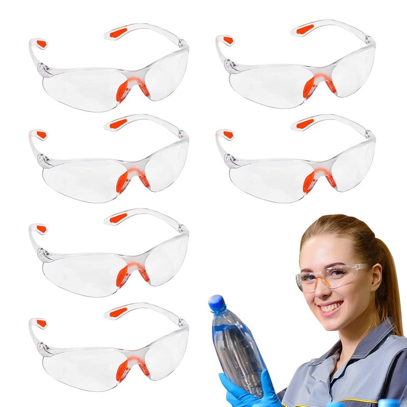 168 Safety Goggles – Transparent, 12 Pieces, Anti-Fog, for Lab, Construction, DIY
