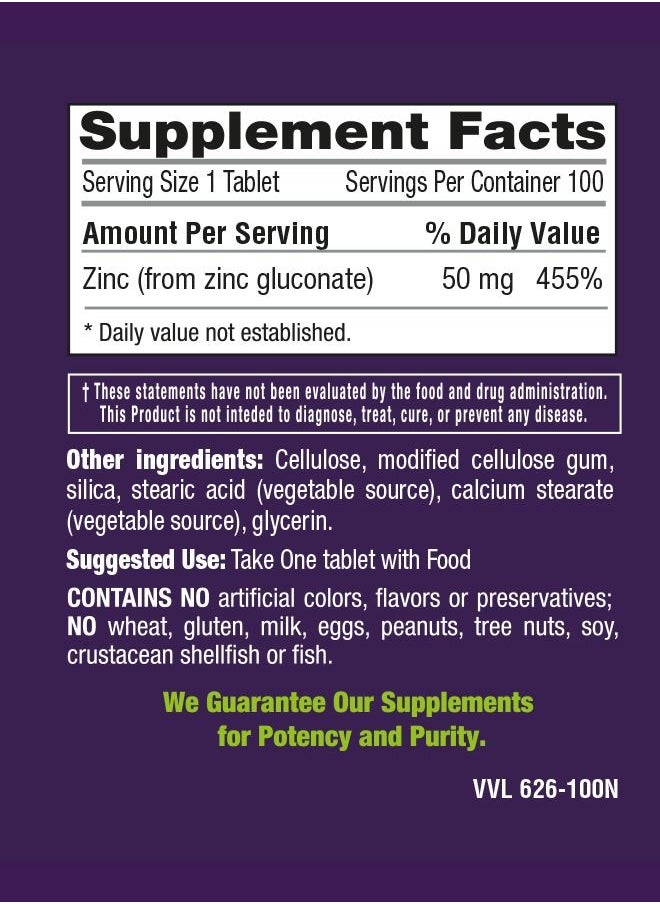 iRemedies iZinc 50mg – High-Strength Zinc Supplement for Immune Support, Skin Health, and Antioxidant Benefits – 100 Tablets - pzsku/Z2C545BA399032C28F47CZ/45/_/1683004049/796ad80e-05cc-4669-8a15-0251882ee557