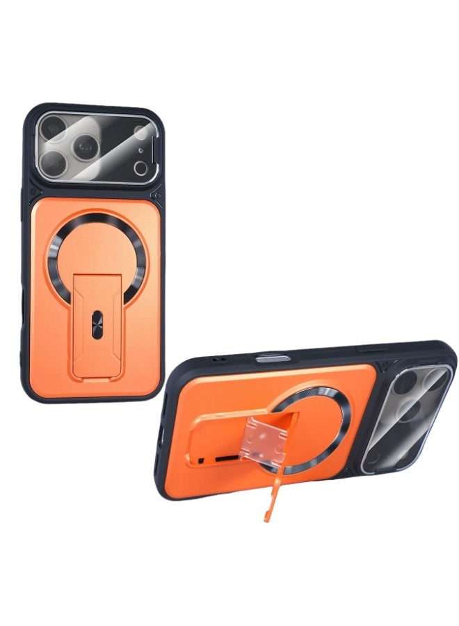  Multi‑Function Phone Case for iPhone 17 Pro Max 6.9 - inch with MagSafe, Built‑in Invisible Kickstand, Full Camera Lens Protector, Shockproof Anti‑Drop Protective Cover, Hollow Responsive Buttons ﻿ - Image 1