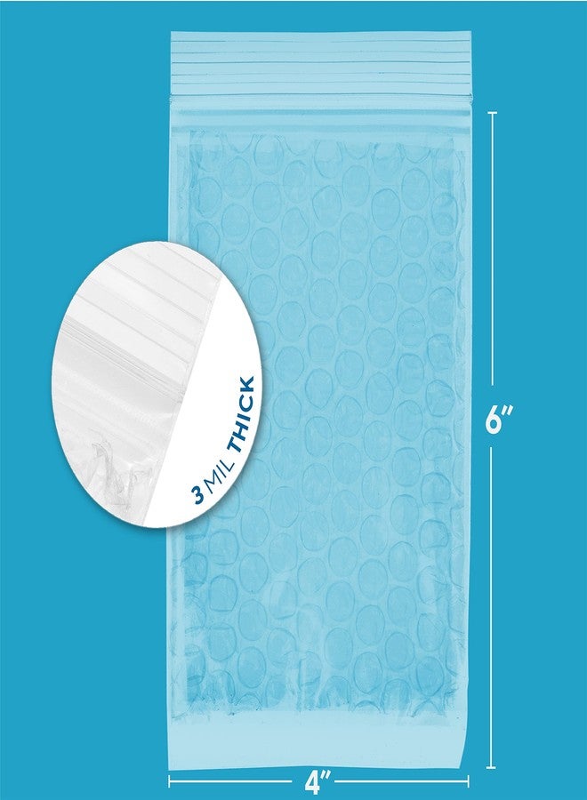 GPI POLY GPI - 10 Count, 4" x 6" Reclosable Bubble Zip Bags, 3 Mil Thick, Resealable, Protective Bubble Pouch, Double Sided Cushion Wrap Bags for Storage Packaging & Shipping Fragile Components. - Image 2