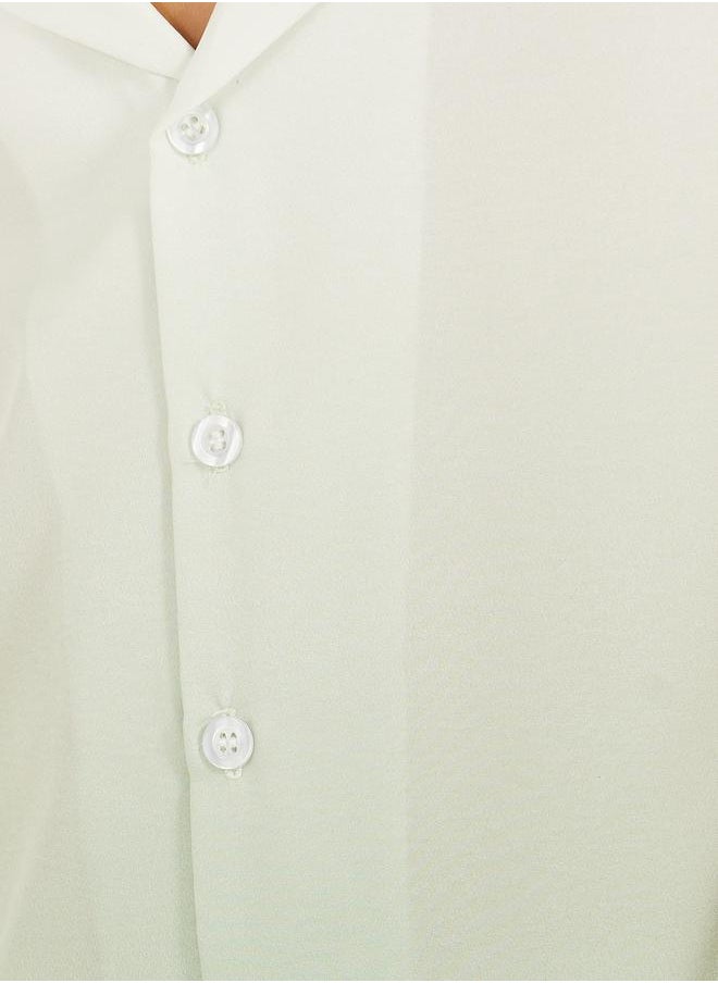 Styli Dip Dye Printed Cotton Shirt and Shorts Set  - Image 3