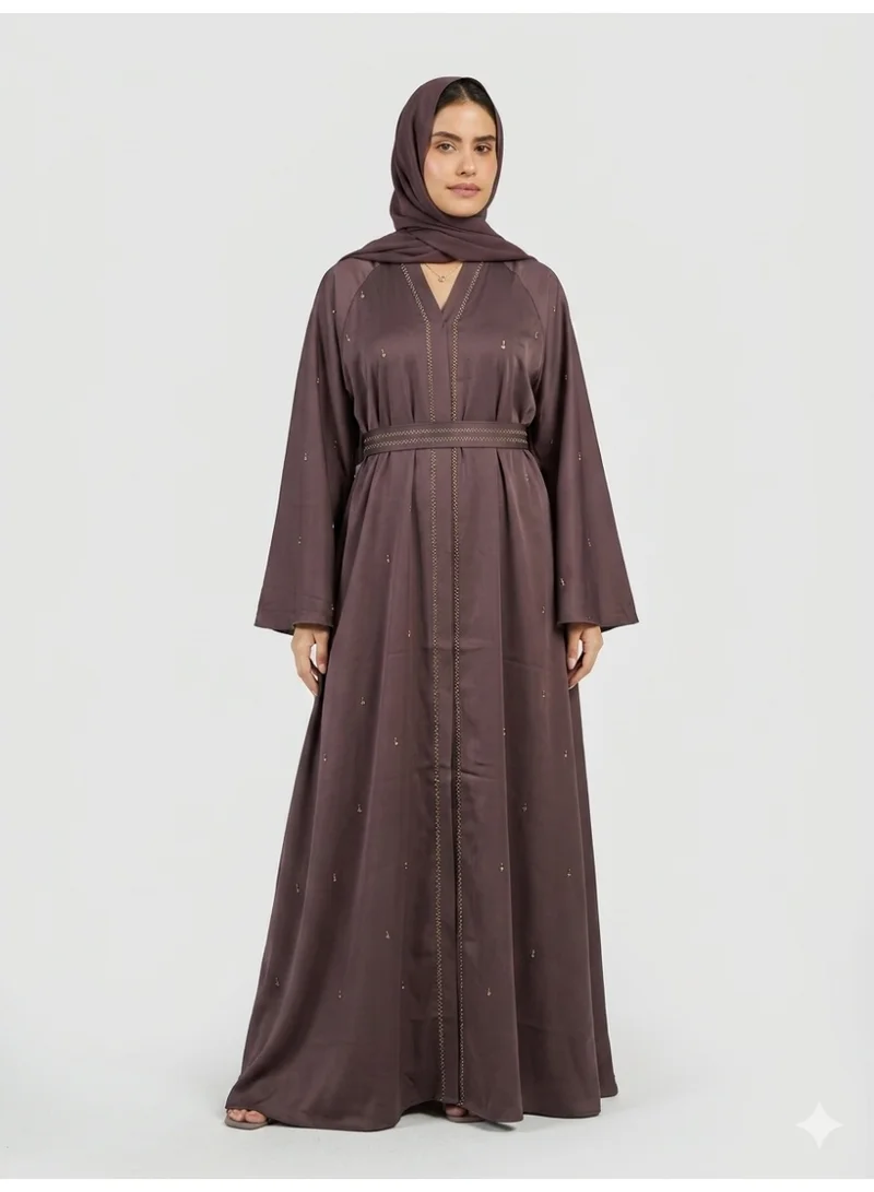 عباءات ريم Women's Abaya with Matching Sheila