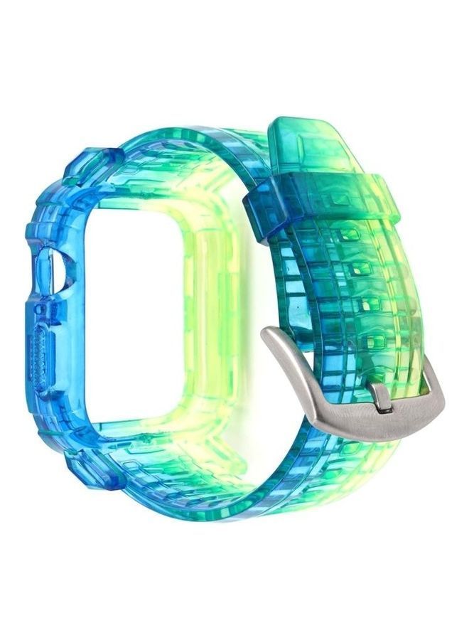 نيبمينينت سوار بديل لساعة أبل سيريس 3 و2 و1 مقاس 38 مم أزرق/أخضر - Image 1