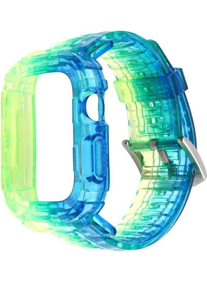 نيبمينينت سوار بديل لساعة أبل سيريس 3 و2 و1 مقاس 38 مم أزرق/أخضر - Image 2