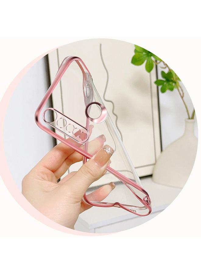 S-TOP Case For Motorola Moto G8 Plus Plated Gradient Glitter Butterfly Holder TPU Phone Case - Image 5