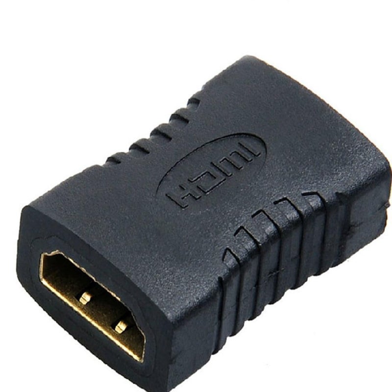 Upix HDMI Adapter Female to Female Extender Jointer - Black - Image 1
