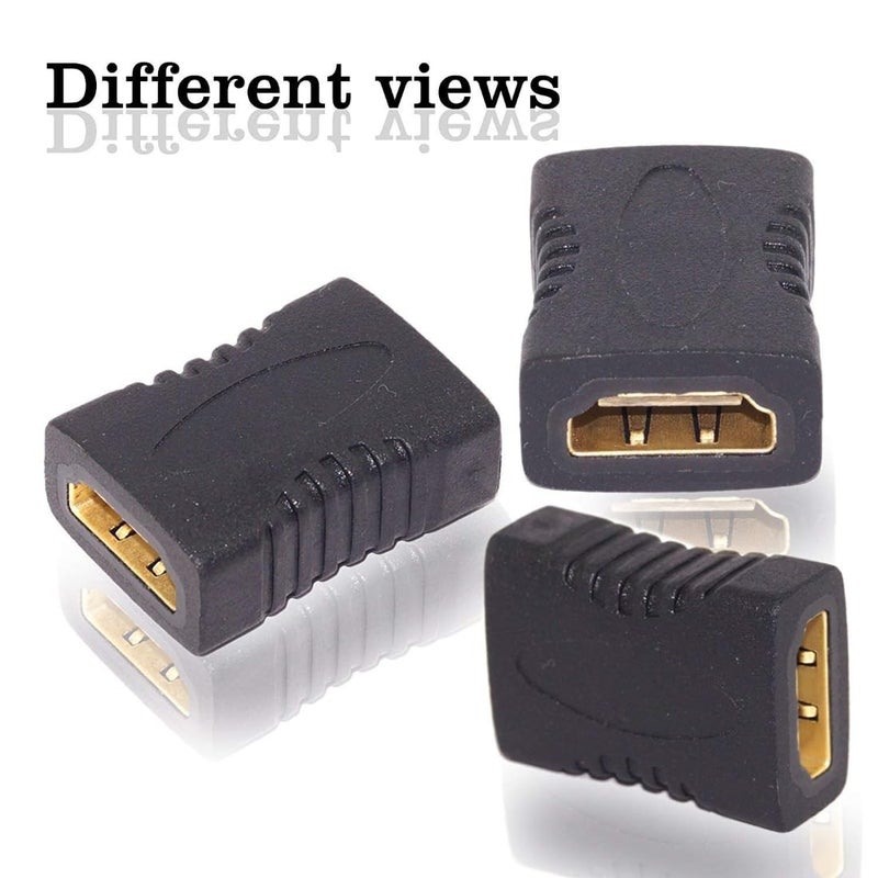 Upix HDMI Adapter Female to Female Extender Jointer - Black - Image 5