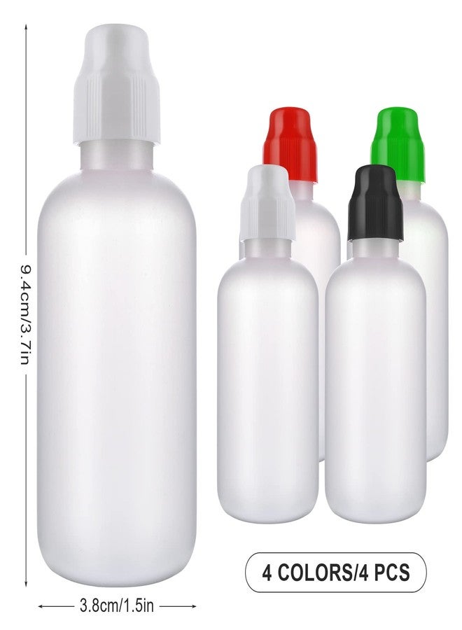 Prasacco 4 Pcs Empty Bingo Daubers, Paint Sponge Daubers, Ink Daubers, Bingo Markers, Paint Graffiti Mop, Refillable Empty Dauber Bottles, Art Crafts Painting Supplies, 2 Ounce - Image 2