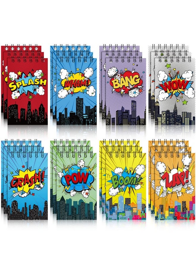 Containlol 24 Pack Mini Notebooks Party Supplies Favors Prize Pinata Fillers Carnival Goodie Bag Stuffers Journal Notepad Teacher Classroom Rewards Supplies For Theme Birthday Party - Image 1