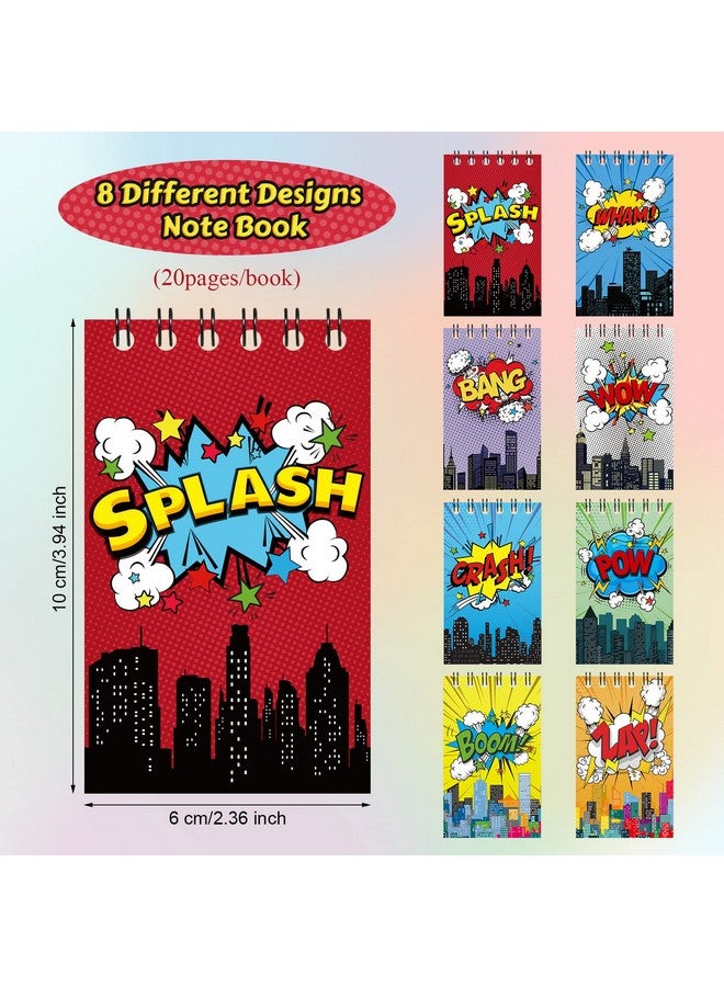 Containlol 24 Pack Mini Notebooks Party Supplies Favors Prize Pinata Fillers Carnival Goodie Bag Stuffers Journal Notepad Teacher Classroom Rewards Supplies For Theme Birthday Party - Image 3