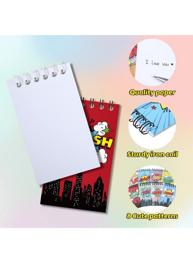 Containlol 24 Pack Mini Notebooks Party Supplies Favors Prize Pinata Fillers Carnival Goodie Bag Stuffers Journal Notepad Teacher Classroom Rewards Supplies For Theme Birthday Party - Image 4