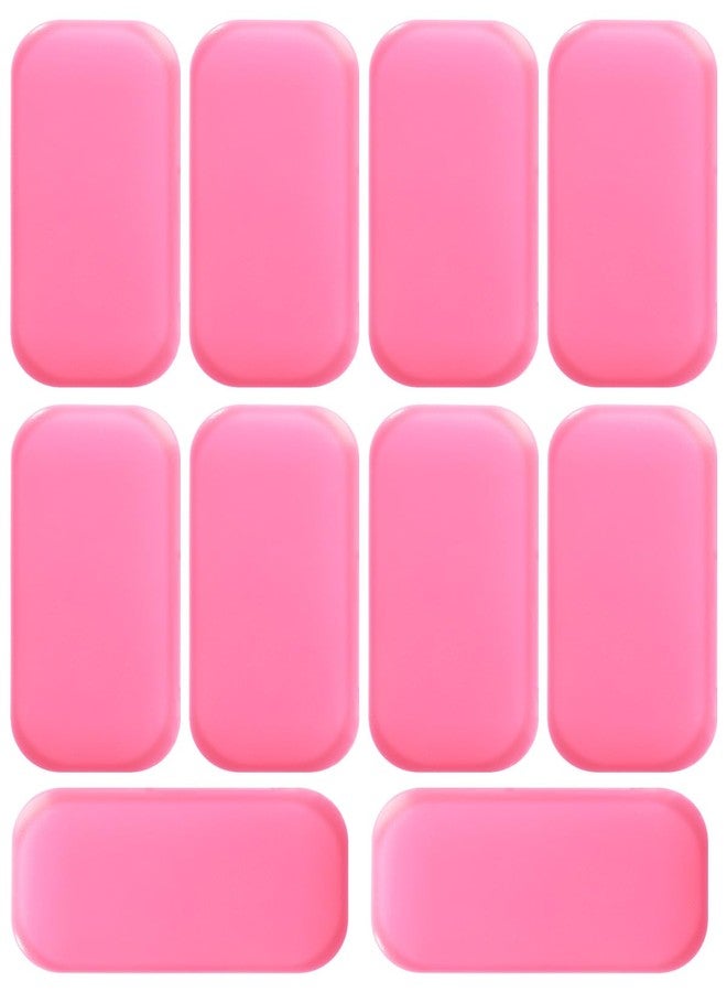 RONRONS Lash Pads for Eyelash Extensions, Sticky Pad for Lashes, Silicone Lash Pad Pink Eye Pads Lash Extensions Gel Pads False Eye Lashes Holder Tray for Eyelashes Reusable 10 Pack - Image 1