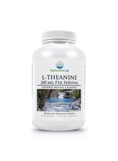 Nature's Lab L Theanine 200 Mg Supports Calm And Relaxation* 60 Capsules  - Image 1