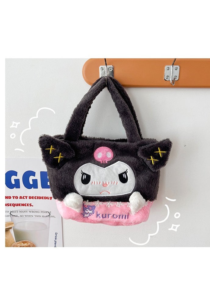 Sanrio Kulomi Plush tote Bag Cartoon Crossbody for Girls  - Image 2