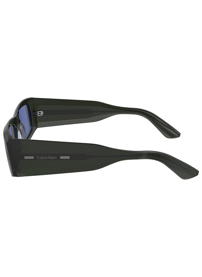 CALVIN KLEIN Unisex UV Protection Square Sunglasses - CK23537S-300-5220 - Lens Size: 52 Mm  - Image 2