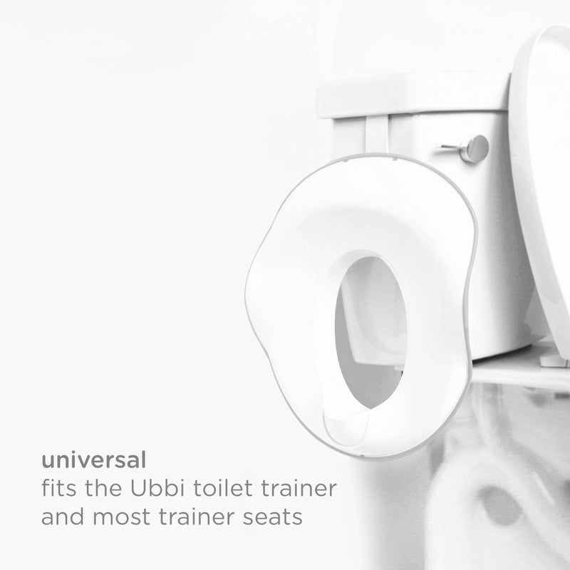Ubbi Multi-Use Potty and Utility Hook, No Hardware Or Installation Needed, Durable and Sturdy to Hang Over Toilet Tank Or Door, Polypropylene, White - Image 4