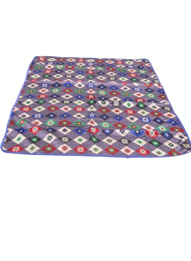 SMART HOME Ground seating mat for trips, camping, hiking, and wilderness, heritage rug, size 200 x 150 cm - Image 5