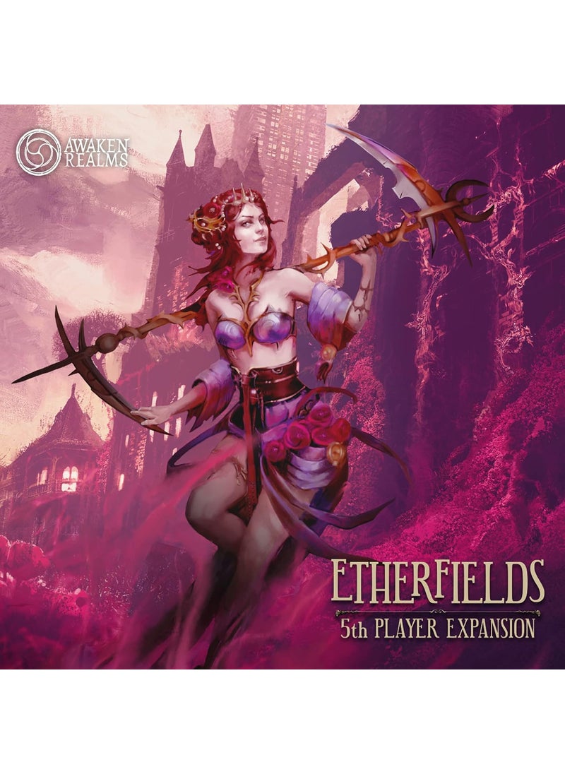 Asmodee Etherfields Board Game 5th Player Expansion  Fantasy Strategy Game  Cooperative Narrative Adventure Game for Adults  Ages 14  15 Players  Avg Playtime 90180 Mins  Made by Awaken Realms  - Image 1