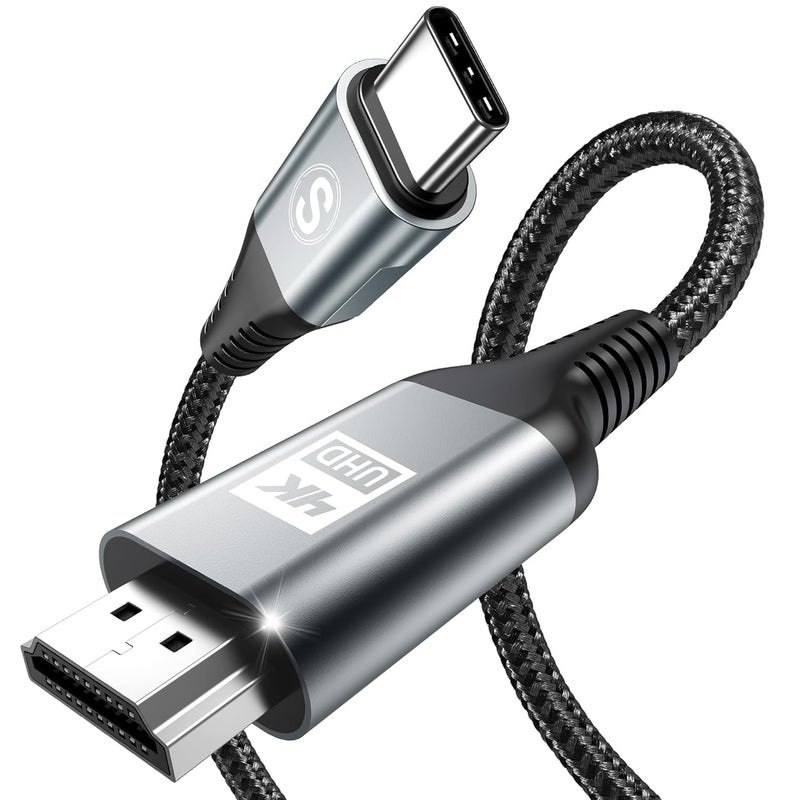 sweguard USB C to HDMI Cable 0.5M - 4K@60Hz, High-Speed, Type C to HDMI for iPhone 17/16/15 Pro Max, MacBook Pro, iPad Pro, Samsung Galaxy - Image 1