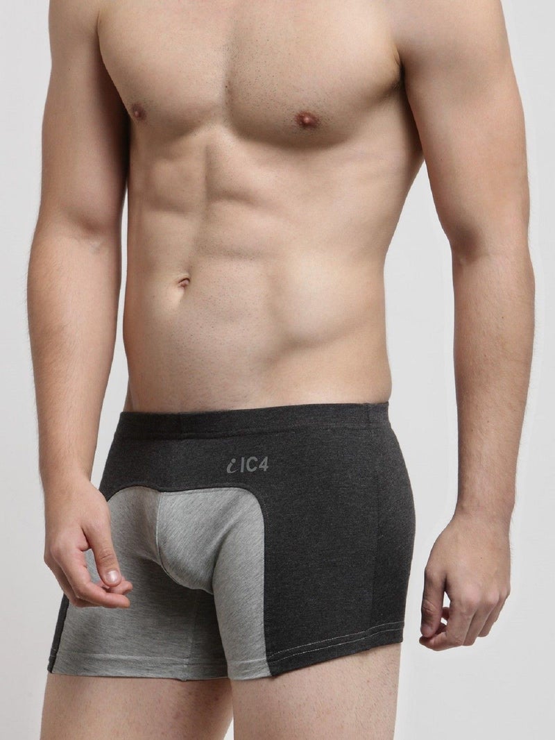 IC4 Store شورت حديث للرجال باللونين الفحم والرمادي - Image 3