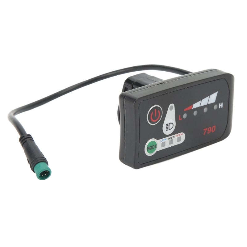 Electric Bike LED Power Display Panel Electric Bike Modification Display Meter with Waterproof 5P Male Plug for 22.2mm Handlebars 36V - Image 5
