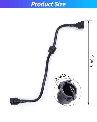 SHSBSCAR 17128602599 Engine Coolant Reservoir HoseCompatible with BMW G30 G31 G32 G12 530 640 730 740 567 Series 20152023 OEM Replacement Coolant Tank Hose - Image 3