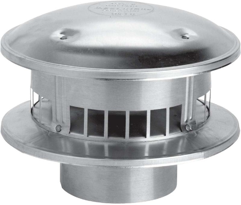 Selkirk 104800 Gas Vent Type B, 4"cap - Image 1