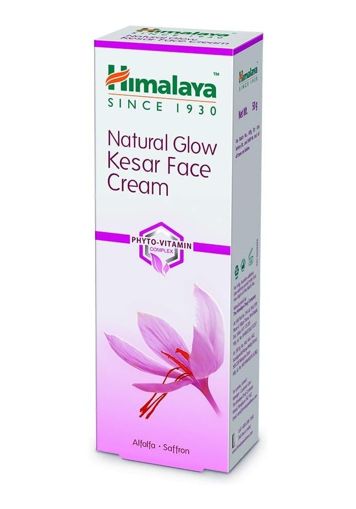 Himalaya Natural Glow Kesar Face Cream 50g - Image 2