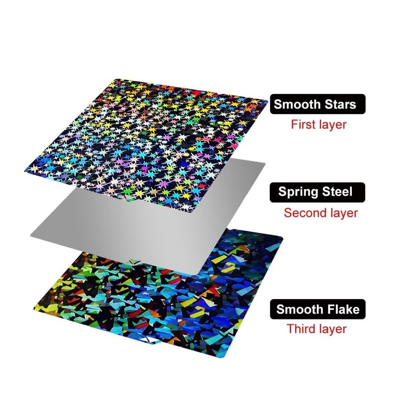 Kobra S1 Double Sided PEI Spring Steel Build Plate 264x276mm Gold Smooth PEO PET PEY Hotbed - Image 5