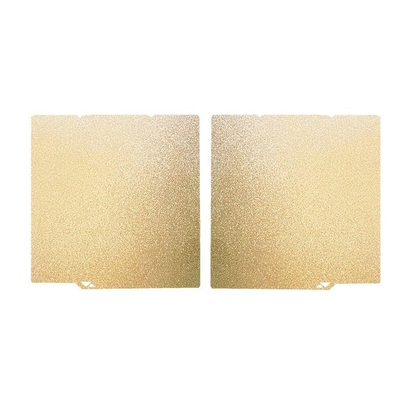 Kobra S1 Double Sided PEI Spring Steel Build Plate 264x276mm Gold Smooth PEO PET PEY Hotbed - Image 1