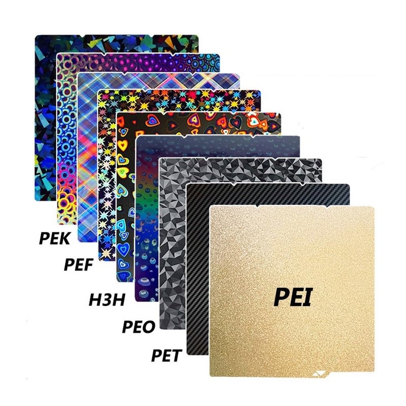 Kobra S1 Double Sided PEI Spring Steel Build Plate 264x276mm Gold Smooth PEO PET PEY Hotbed - Image 3