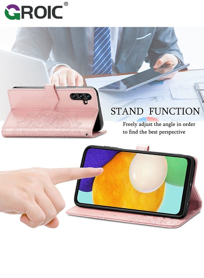 GROIC For Samsung Galaxy S24 Plus 6.6 Inch Wallet Case,Multi-Function Wallet Case, 3 in 1 Stand, Wallet and Galaxy S24 Plus Case, Flip Strap Zipper Card Holder Phone Case with Wristband  - Image 5