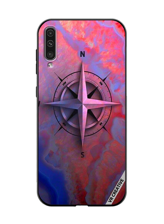VR CREATIVE Protective Case Cover For Samsung Galaxy A50/A50s Compas Design Multicolour - Image 1