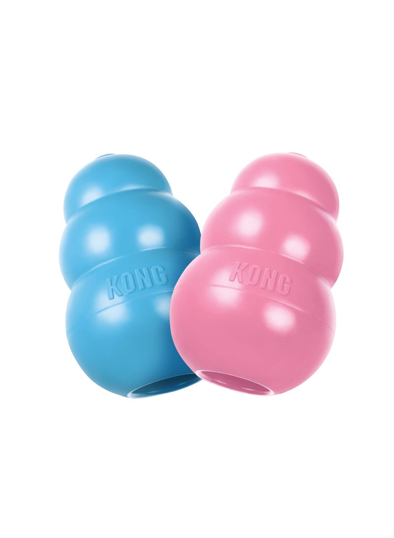 Kong Puppy Teething Toy Made from Natural Gentle Rubber – Soft Texture for Growing Teeth, Safe Chewing, Fun Bouncing Action, and Perfect for Fetch, Chase, and Enrichment Training for Young Puppies - Image 2
