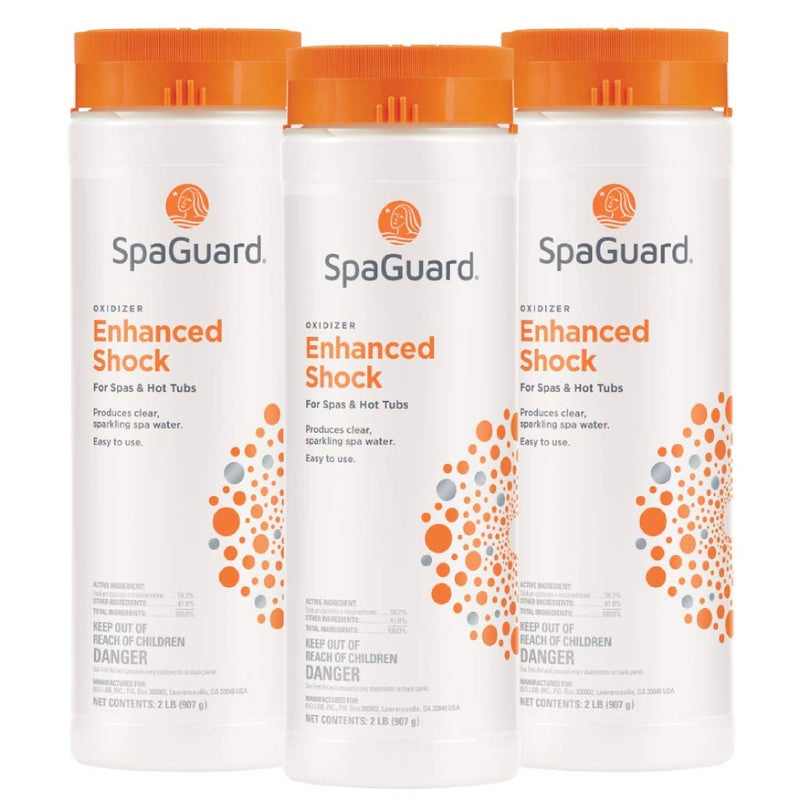 SpaGuard Enhanced Shock, 2 lb, Pack of 3, Multipurpose Shock for Spas & Hot Tubs, Produces Clear & Sparkling Spa Water, Easy to Use, Removes Unpleasant Odors - Image 5