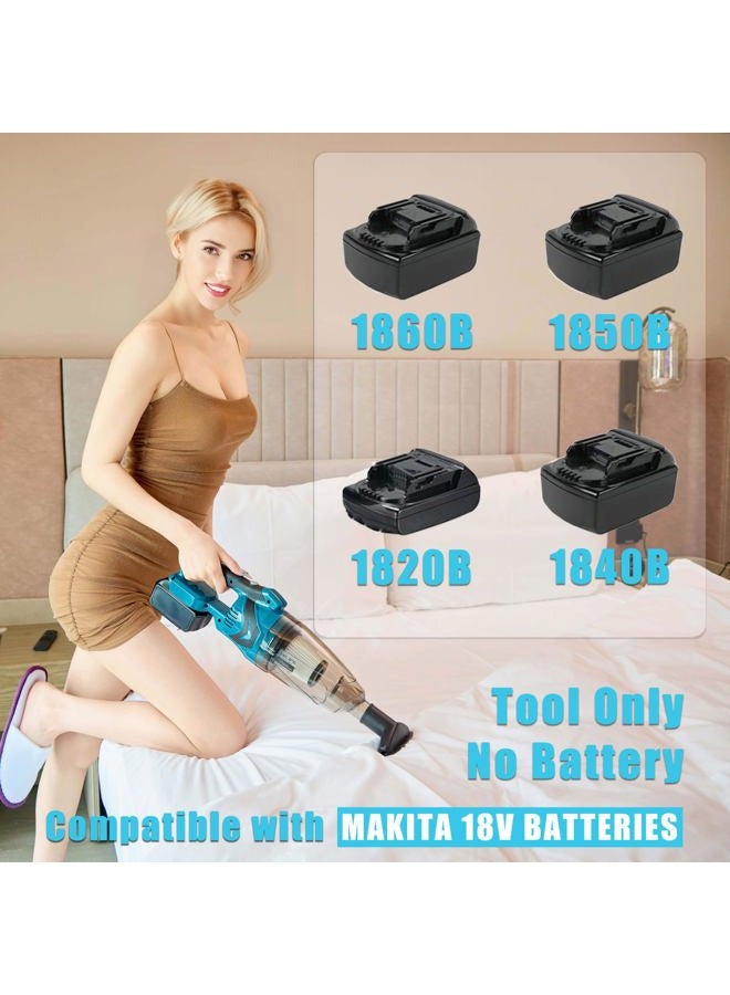 HILIPE Cordless Handheld Vacuum Cleaner for Makita 18V Battery, EasyClean Wet Dry Use,for Home, Boat,Workshop, Car Interior, Pet Hair, Furniture Cleaning (Tool Only No Battery) - Image 2