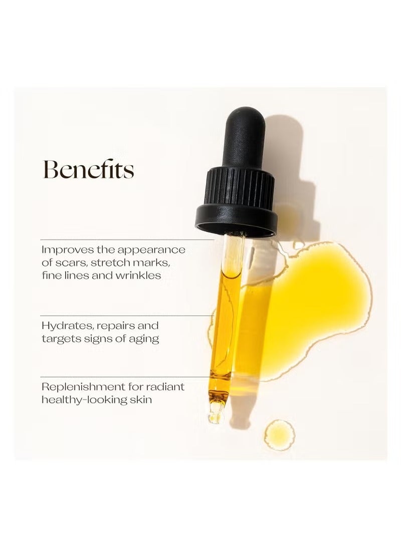 تريلوجي زيت الوردية العضوي المعتمد ، التغذية المكثفة ، تحسن مظهر الندوب ، علامات التمدد ، الخطوط الدقيقة ، والتجاعيد ، 1.5 أوقية فلورية - Image 3