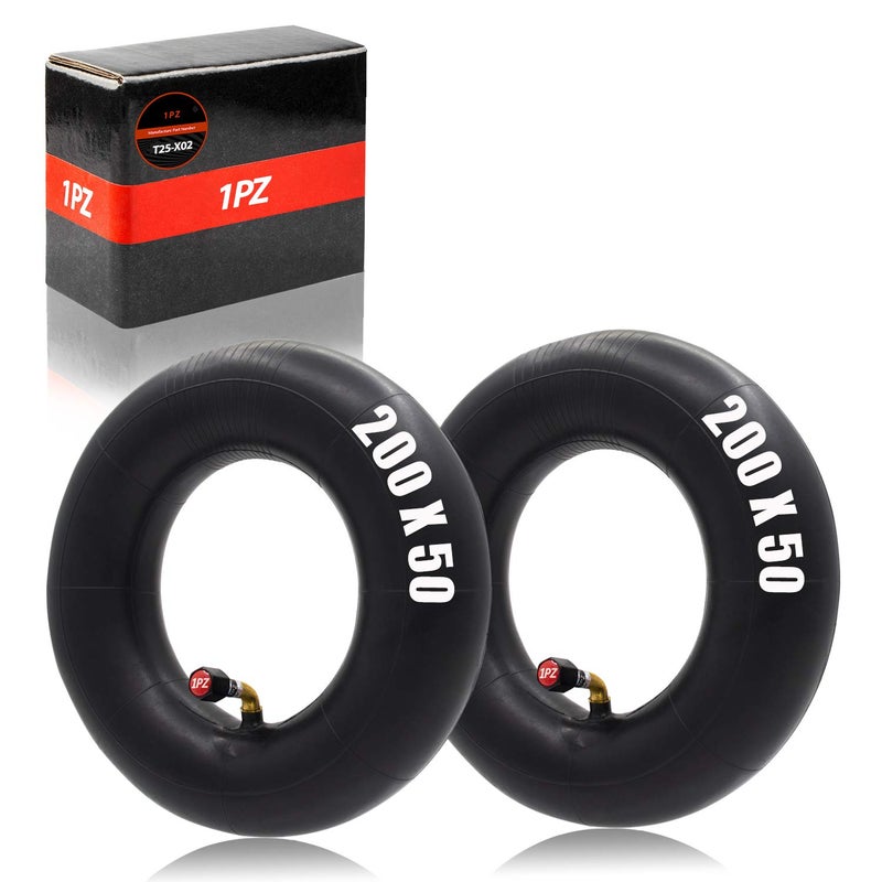 1Pz X02-20W 200X50 Inner Tubes 8X2 Electric Scooter Tire Tube Replacement For Razor E100 E150 E200 Power Core E100 Dune Buggy Epunk Crazy Cart Powerrider 360 Espark - Image 1