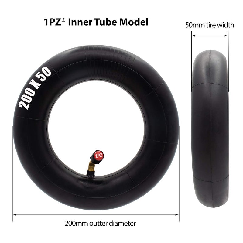 1Pz X02-20W 200X50 Inner Tubes 8X2 Electric Scooter Tire Tube Replacement For Razor E100 E150 E200 Power Core E100 Dune Buggy Epunk Crazy Cart Powerrider 360 Espark - Image 3