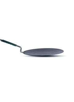 Indus Valley The Indus Valley Pre-Seasoned Concave Iron Tawa with Silicon Handle  - Image 4