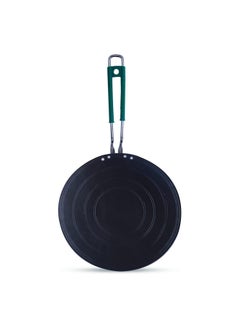 Indus Valley The Indus Valley Pre-Seasoned Concave Iron Tawa with Silicon Handle  - Image 2