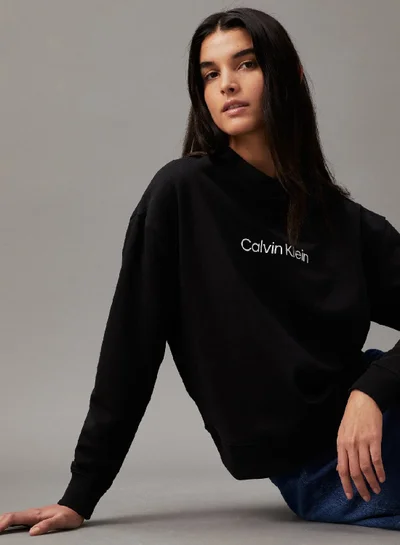 CALVIN KLEIN Cotton Logo Sweatshirt