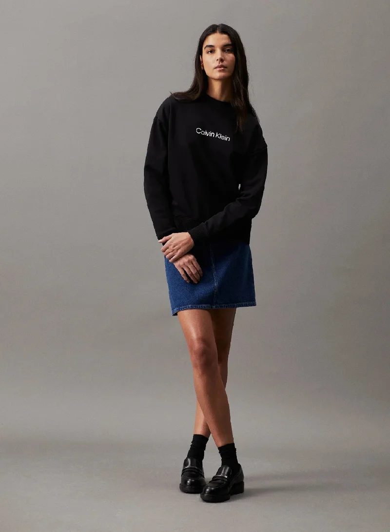 CALVIN KLEIN Cotton Logo Sweatshirt