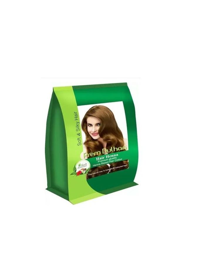 Prem Dulhan Natural Henna for Natural Brown Hair Brown 125 g  - Image 3