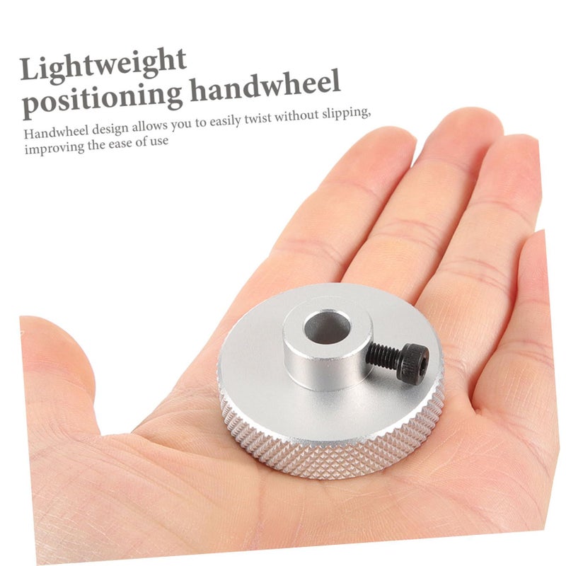 Black 6x6cm Motor Handwheel for Printer Stable Positioning Precise Control - Image 3